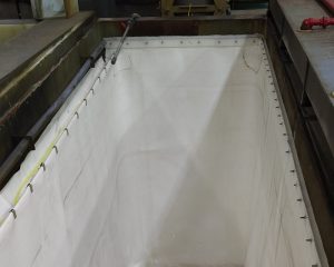Custom plating tank liner
